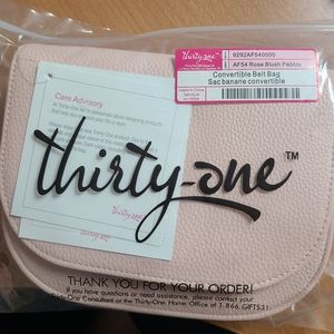 NEW Thirty-One convertible belt bag